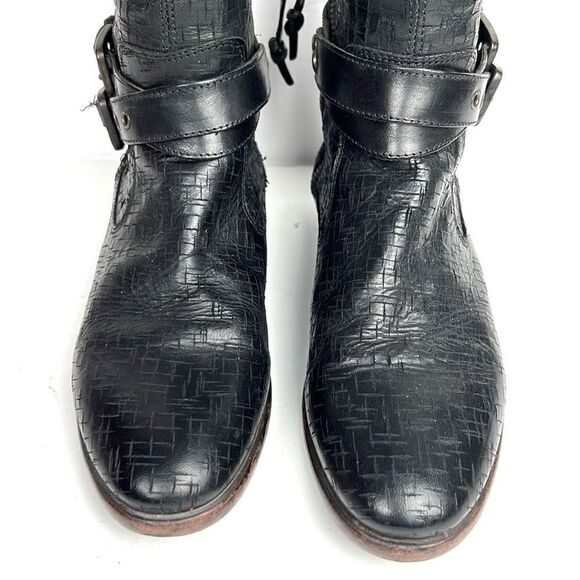 UGG Collection Nicoletta Scored Over-the-Knee Black Leather Boot size 6 1/2 - Picture 4 of 16